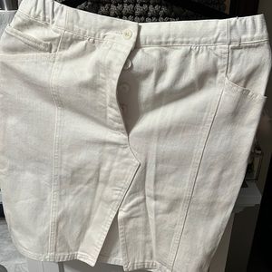 White mini skirt by 13Bonaparte💥🌹👌